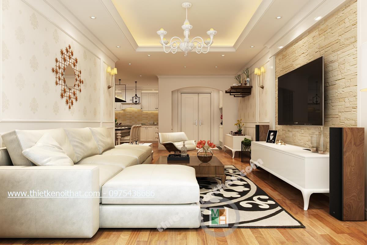 Thi công căn hộ cao cấp tại Mandarin Garden Hòa Phát